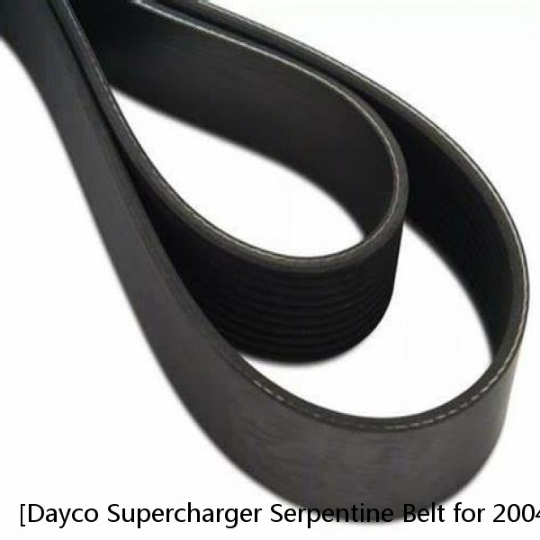 Dayco Supercharger Serpentine Belt for 2004-2005 Chevrolet Monte Carlo 3.8L hg