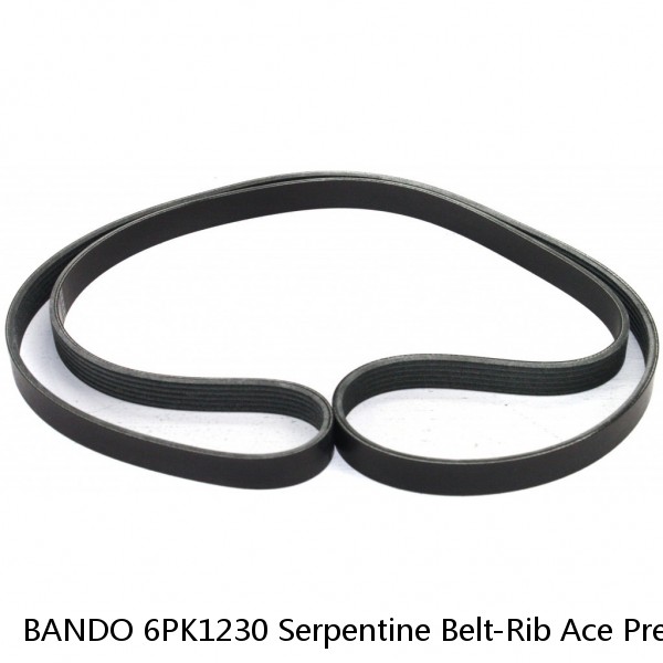 BANDO 6PK1230 Serpentine Belt-Rib Ace Precision Engineered V-Ribbed Belt 