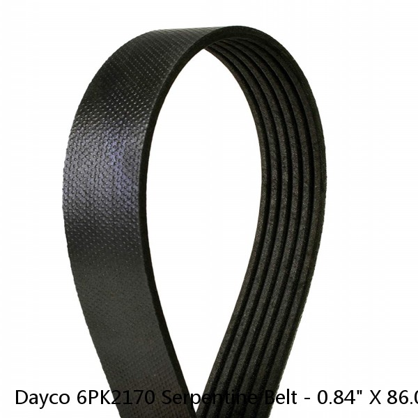 Dayco 6PK2170 Serpentine Belt - 0.84" X 86.00" - 6 Ribs